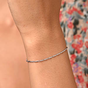 Bracelet religieux CLARA en argent pur 925, en forme de boule Chimta, plaqué rhodium, or 18 carats, diamant et perle, pour cadeaux - Product Image 5