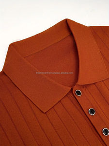 Camiseta de algodón de calidad superior para hombre, logotipo personalizado, peso pesado, longitud larga para Polos de verano, polos para hombre - Product Image 3