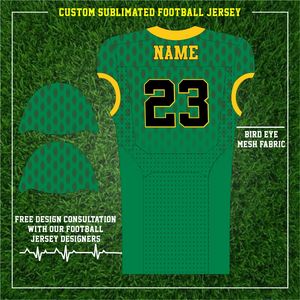 Maillot d'uniforme d'équipe de football américain personnalisé, concevez votre propre logo, ensemble de maillots et pantalons de football de sublimation de haute qualité - Product Image 3