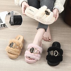 Zapatos de Piel de Alta Calidad Harvest de Moda para Mujer Chanclas Pantuflas para el Hogar Zapatos Clásicos para Dama - Product Image 5