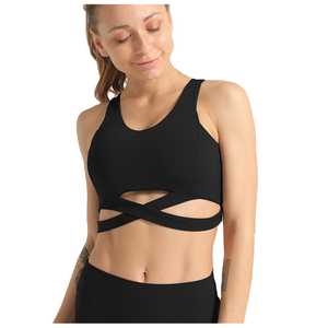 Seamless Quick Dry Breathable Active Tops Fitness Sports Bra with Yoga Chest <b>Pad</b> Gym Training Top for Workout - Product Image 1