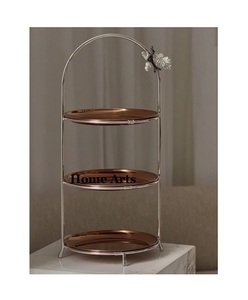 Fantastic Design Iron 2 Tier <b>Cake</b> <b>Stand</b> Round Shape Customized Size Dessert Chocolates <b>Stand</b> At Lowest Price - Product Image 6