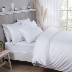 Parure de draps d'hôtel moderne et personnalisable, 100 % coton de haute qualité, 300 fils, écologique, respirante, durable, toutes saisons, pour usage domestique, Inde - Product Image 4