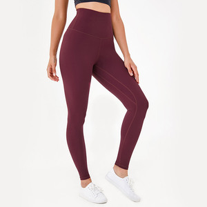 Expédition rapide OEM Branding Leggings de yoga taille haute Texture côtelée Sculpting Fit - Product Image 5