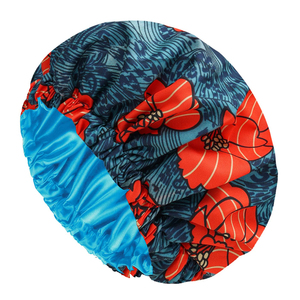 Bonnet en satin durable pour tresses et torsades, motif uni, ajustement réglable, 100 % polyester, protection et douceur pour le sommeil nocturne - Product Image 2