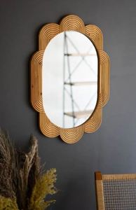 High Quality <b>Large</b> Wooden Floor Standing Mirror <b>Frame</b> Modern Design for Wall Decor for Everyday Use in Bedrooms or Hallways - Product Image 3
