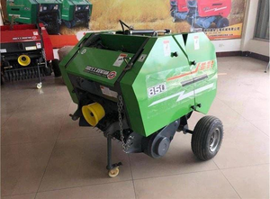 Mini presse à balles rondes pour foin et paille avec moteur, boîte de vitesses, roulements, composants principaux - Product Image 2