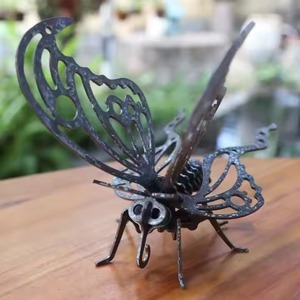 Vietnam gros luxe papillon stickers muraux métal résine décor à la maison pour intérieur canapé Photo utilisation fabricant décor à la maison - Product Image 6