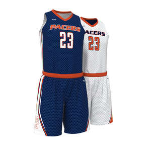 เสื้อบาสเก็ตบอลสำหรับผู้ชายชุดบาสเก็ตบอลสีขาวล้วนแบบปักโลโก้ได้ตามต้องการดีไซน์ล่าสุด - Product Image 1