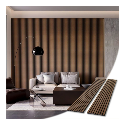Top Selling Acoustic Wood Panels Smooth Surface Wood Grain for Home Office Wall Decor for Living Room Bedroom-Wholesale Price