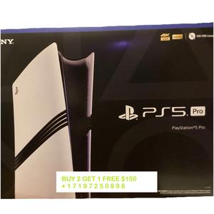 Achetez-en 2, obtenez-en 1 gratuit pour la console numérique originale neuve Sony PS5 PlayStation 5 Pro 2 To HDR 4K 120 Hz avec manette - Product Image 2