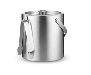 Cubo de champán de hielo de acero de alta calidad, suministros para hoteles y restaurantes, cubo de hielo de acero inoxidable, cubo de hielo enfriador de champán - Product Image 1