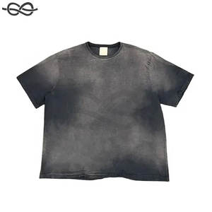 Streetwear délavé à l'acide personnalisé t-shirts vintage délavé à la pierre à l'acide t-shirt unisexe oversize délavé à l'acide t-shirt hommes femmes - Product Image 3