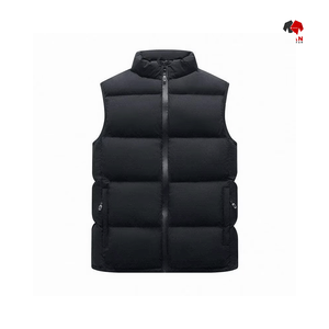 Gilet matelassé zippé Ryan Pro Gear, gilet matelassé respirant, gilet matelassé ajusté, gilet pour temps froid - Product Image 1