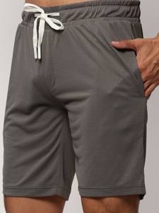 Ensemble short et t-shirt pour homme, faible MOQ, personnalisable, survêtement d'été respirant en coton, ensemble 2 pièces, ensemble assorti pour homme - Product Image 5