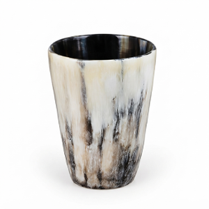 Handmade Eco-Friendly Buffalo Horn Glass <b>Cup</b> Natural Shape High Quality REHMAN CRAFT - Product Image 4