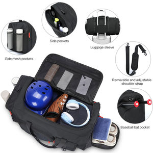 Bolsa de Deporte Profesional de Alta Calidad para Béisbol, Plegable, Impermeable, con Cierre, Ecológica, de Gran Capacidad, para Adultos, con Espacio para Zapatos - Product Image 5