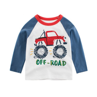 Tenues d'hiver personnalisées pour bébés garçons, ensembles pour enfants, vêtements à manches longues, vêtements décontractés en tricot uni 100% coton, t-shirts
