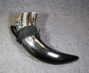 Cuerno de búfalo auténtico, cuernos para beber hechos a mano en Georgia, gran regalo de cumpleaños para bodas - Product Image 4