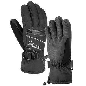 New Fashion Winter Ski <b>Gloves</b> <b>for</b> Snowboarding Waterproof Leather Insulated Economical Price - Product Image 3