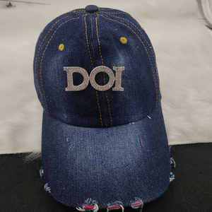 DOI ลูกสาวของไอริสหมวกโลโก้สีขาวประดับหมวกกีฬาเบสบอลหอประชุมสตรี - Product Image 6