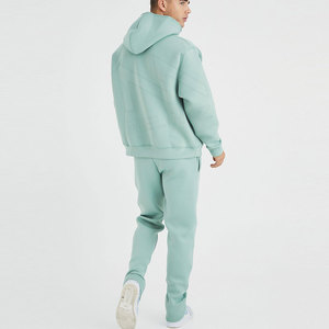 Ensembles de survêtements décontractés en molleton pour hommes, personnalisables, avec logo, options grandes tailles, 100 % coton épais - Product Image 2