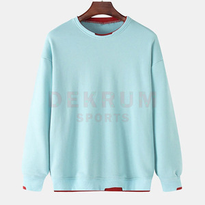 เสื้อสเวตเชิ้ตแฟชั่นใหม่สำหรับผู้ชาย ฤดูหนาว แบบเรียบ ปักโลโก้ได้ ระบายอากาศได้ดี หนา มีซิป ดีไซน์ ODM ขายส่ง - Product Image 1