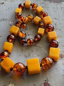 Collar de cuentas de corte irregular Collar de cuentas de resina para fiestas de boda Compromiso Fiestas de Navidad y ropa de oficina - Product Image 6