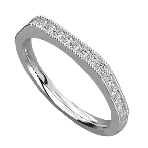 Anillo de Compromiso con Diseño de Diamante de Corte Redondo para Mujer - Product Image 1