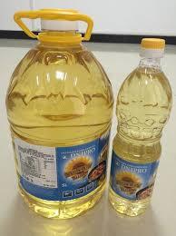 Huile de tournesol raffinée biologique de haute qualité 1 litre, qualité supérieure avec une pureté de 99,999 %, bouteille en plastique pour la cuisson, étiquette florale jaune - Product Image 3