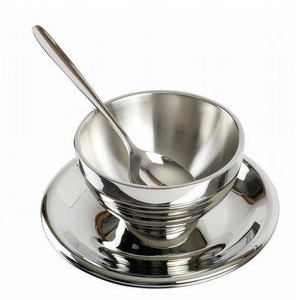 Dinnerware Latest Mirror Polished <b>Steel</b> <b>Bowl</b> Excellent quality Affordable price Handmade <b>Bowl</b> - Product Image 3