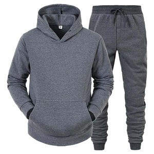 Ensembles de survêtements de sport d'hiver pour hommes personnalisés - Survêtement en molleton 100% coton antibactérien à séchage rapide - Product Image 5