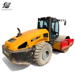 Compacteur vibrant à tambour unique Sany SSR260 d'occasion, poids de travail 26 tonnes, compacteur de construction chinois d'origine - Product Image 1