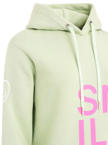 Sudadera con capucha extragrande con estampado personalizado para mujer, sudadera con mangas raglán informal de invierno, sudadera tejida con estampado de letras bordadas y capucha - Product Image 2