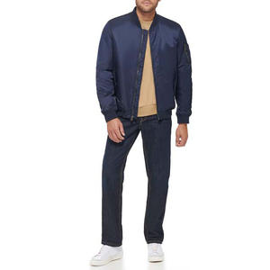 Nouvelle arrivée de veste d'hiver à fermeture éclair universitaire de baseball de style décontracté pour hommes Vestes pour hommes à bas prix avec broderie et logo personnalisé - Product Image 2