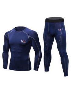 Camiseta Deportiva de Compresión para Hombre, Diseño OEM de GAF 2024, Sublimada, Manga Larga, Protección Completa, Lisa - Product Image 6