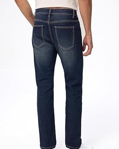 กางเกงยีนส์เล่นกีฬาสีฟ้าเข้มสำหรับผู้ชายแนววินเทจกลางแจ้งสำหรับใส่ออกกำลัง - Product Image 2