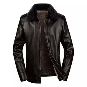Veste en cuir pour homme de haute qualité 100% cuir, tissu léger, nouveau style, veste en cuir pour homme, vêtements d'hiver, décontractée, couleur unie - Product Image 1