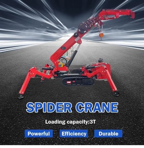 Grue araignée à flèche longue à moteur diesel, hauteur de levage 15-20m, conception télescopique, rayon de braquage court pour extérieur/intérieur - Product Image 2