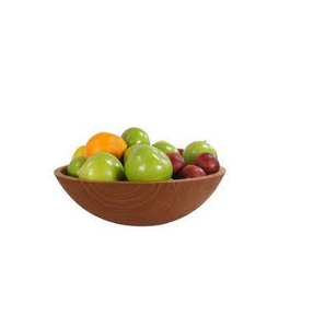 Bol en bois écologique Grands bols ronds en bois pour table à manger Bol en bois de taille personnalisée bon marché - Product Image 5