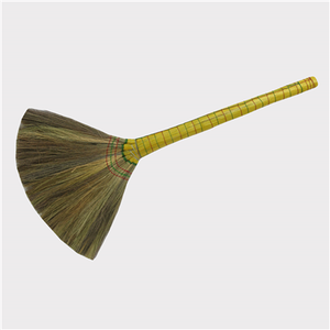 Balai à gazon écologique à tête de bois avec pelle à poussière en plastique pour le balayage du sol de la maison OEM emballage en vrac disponible - Product Image 2