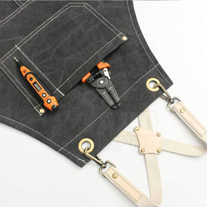 Manufacturer Adjustable Low Price Barber <b>Aprons</b> Solid Plain Color <b>Waterproof</b> Barber <b>Aprons</b> - Product Image 5