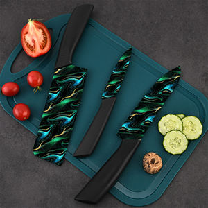 Cuchillo de Carne con Hoja de Cerámica y Mango de Plástico, Diseño Floral, para Acampar al Aire Libre, Hecho a Mano, de Alta Calidad, Venta al Por Mayor - Product Image 5