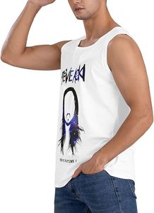 Camiseta Deportiva Personalizable para Hombre, Camiseta sin Mangas para Gimnasio, 100% Algodón, Impresión por Transferencia de Calor, Fabricada en Fábrica, Venta al Por Mayor - Product Image 4