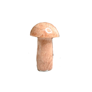 Seta de cristal de alta calidad, piedra lunar de melocotón, cuerpo Gua Sha, herramienta de masaje de raspado Natural, hongo de piedras preciosas faciales, venta al por mayor - Product Image 5