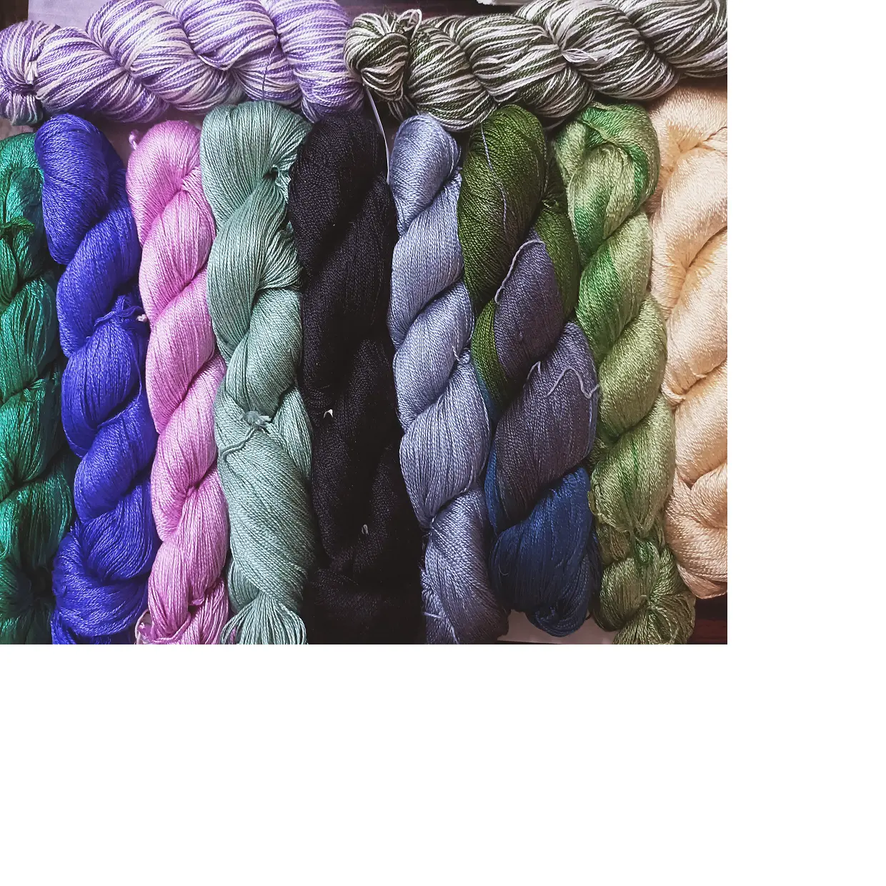 Özel yapılmış dut ipek iplik sayısı 20/2 NM mevcut özel boyalı renkler için uygun weavers ve muga ipek