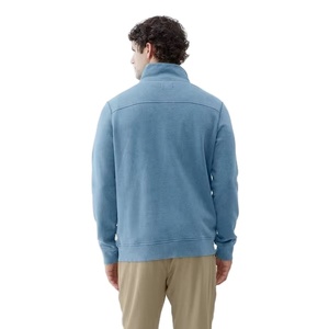Full Sleeve <b>Half</b> <b>Zip</b>-Up Oversized Unisex Sweatshirts for Men Luxury Heavyweight 100% Cotton Knitted Men's Sweatshirts Streetwear - Product Image 4