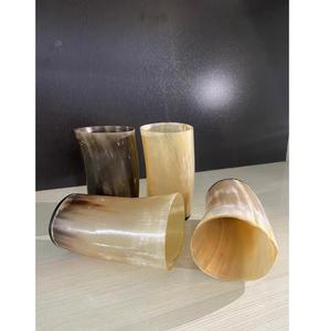 Verre à boire en corne d'animal naturel, tasse à boisson traditionnelle - Product Image 2