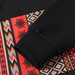 Fabricante personalizado sudadera 500gsm peso pesado grueso desgastado recortado bordado parche hombres ácido lavado PullOver Sudadera con capucha - Product Image 6