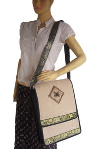 Custom Logo Fashion Crossbody Shoulder Bag Printing MessengerJuco Bag Conference Shoulder <b>Laptop</b> Bags Eco-Friendly Biodegradable - Product Image 3